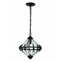Люстра WunderLicht Nh9222 28x100 см Чорно-прозорий (NH9222-31RB)
