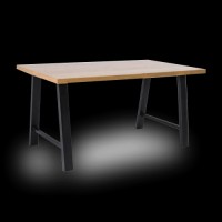 Обідній стіл у стилі Loft NS-1245 780x1200x700 мм Черный Обідній стіл у стилі Loft NS-1245 780x1200x700 мм Черный