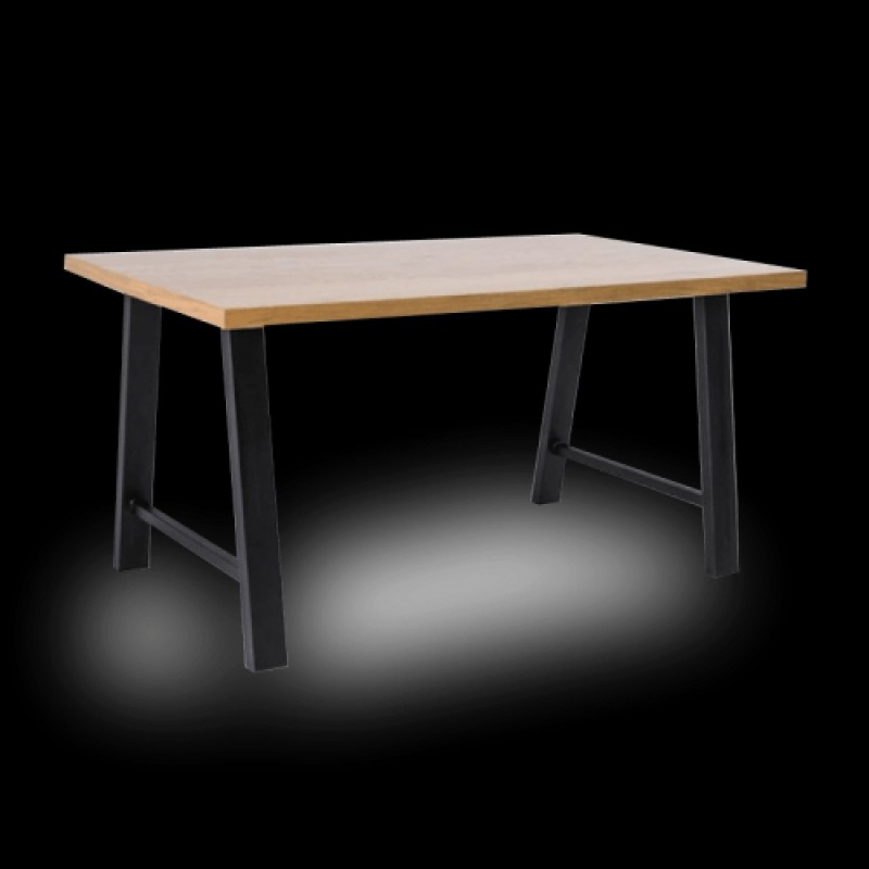 Обідній стіл у стилі Loft NS-1245 780x1200x700 мм Черный