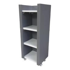 Пластикова тумба-пенал The MIX hpl plastic 1122 mat 35x90x30 см Антрацит