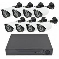 Комплект відеоспостереження Melad на 8 камер 1 mp AHD KIT (12331)