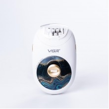 Епілятор жіночий VGR V-706 акумуляторний білий (HPV706B)