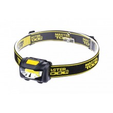 Ліхтар налобний MASTERTOOL 3 режими 59х41х32 мм COB LED 3xAAA ABS 94-0811