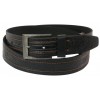 Шкіряний ремінь Skipper 110-130 x 3.8 см Чорний (1014-38)