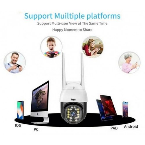 Вулична камера відеоспостереження Smart WIFI IP PTZ-C18 APP-TUYA CPK 7985 Вулична камера відеоспостереження Smart WIFI IP PTZ-C18 APP-TUYA CPK 7985