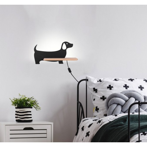 Настінний світильник Candellux Dog 36.5x18.5 см Коричневий (21-01047)