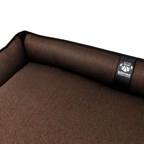 Лежак ліжко для собак всіх порід EGO Bosyak Рогожка XL 105x80 Коричневий (спальне місце для великих собак) Лежак ліжко для собак всіх порід EGO Bosyak Рогожка XL 105x80 Коричневий (спальне місце для великих собак)