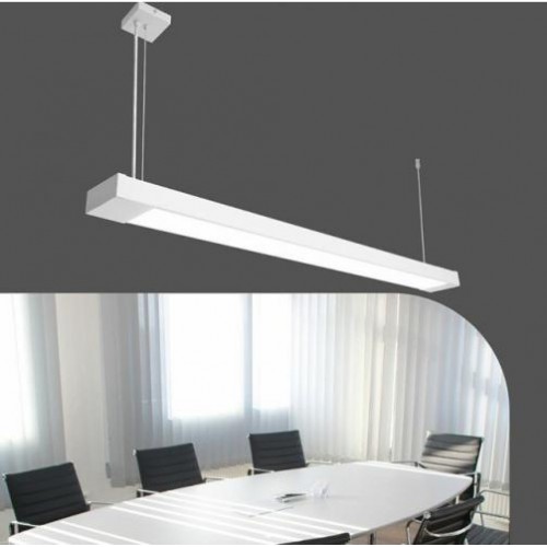 Світильник лінійний підвісний 125 см MSK Electric Office під дві led-лампи G-13 SL-120-2T8 WH Світильник лінійний підвісний 125 см MSK Electric Office під дві led-лампи G-13 SL-120-2T8 WH