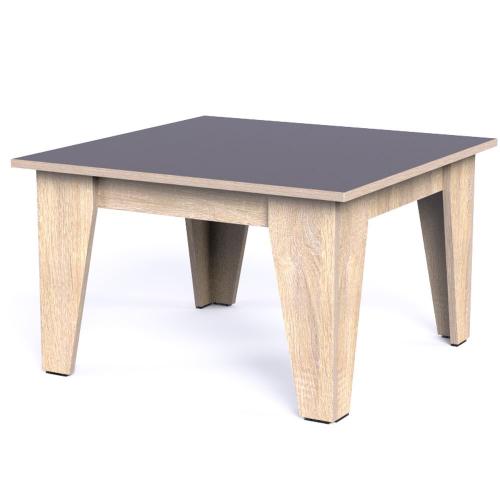 Журнальний столик Тиса Мебель СЖ-10 Сонома Графіт 42x70x70 см Журнальний столик Тиса Мебель СЖ-10 Сонома Графіт 42x70x70 см