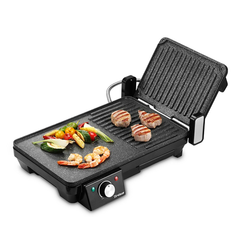 Гриль настільний Trisa 7365.4212 Panini & Grill Чорний (4699)