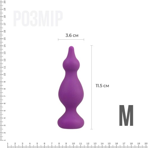Анальний затор Adrien Lastic Amuse Medium Purple M (AD20273) в інтернет супермаркеті PbayMarket!