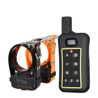 Нашийник дресирування 2х для великих собак + антилай 2 в 1 Trainertec PTS1200 водонепроникний до 1200 м