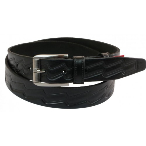 Шкіряний ремінь Skipper 110-130 x 3.5 см Чорний (1020-35) Шкіряний ремінь Skipper 110-130 x 3.5 см Чорний (1020-35)