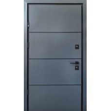 Двері вхідні Ваш Вид Страж Пруф / STRAJ PROOF Party D Антрацит 870,970х2040х80 Ліве/Праве