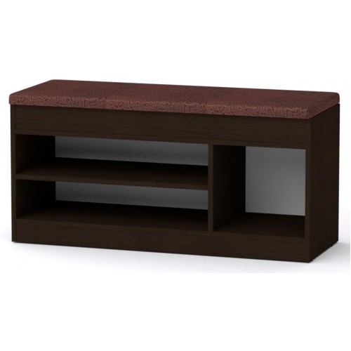 Тумба для взуття ТО-17 Компанит Венге темний (100х37, 2х50 см)