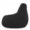 Крісло Мішок Груша Велюр 150х100 Студія Комфорту Великий чорний