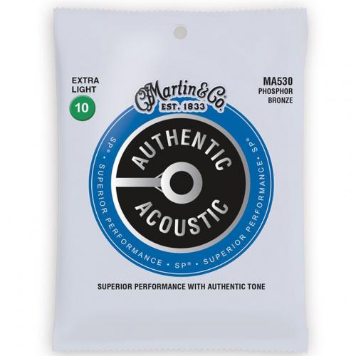 Струни для акустичної гітари Martin MA530 92/8 Phosphor Bronze Extra Light Acoustic Guitar Strings 10/47 Струни для акустичної гітари Martin MA530 92/8 Phosphor Bronze Extra Light Acoustic Guitar Strings 10/47