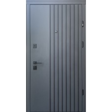 Двері вхідні Ваш Вид Страж / STRAJ Delica AL Антрацит 850/950х2040х95 Ліве/Праве