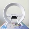 Настольна аккумуляторна смарт лампа із вбудованим аккумулятором UKC Smart RGB 15W Light Sound Machine Bluetooth Біла