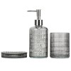 Набір для ванної Meri на 3 предмети Сірий Sabefet AL230395