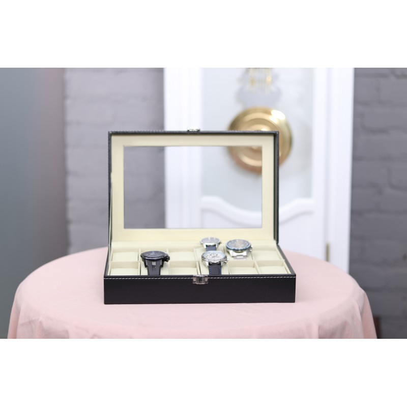 Скринька для зберігання годинників Craft Чорний 12PU