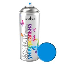 Емаль універсальна New Ton Глянцева 400 мл RAL 5015 Блакитний