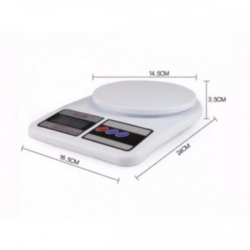 Електронні кухонні ваги MKS - 400 білий (34003)