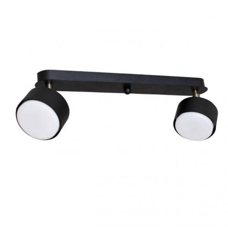 Світильник стельовий MSK Electric Copter з поворотними плафонами під дві лампи GX53 NL 80405-2 BK Чорний (619314)