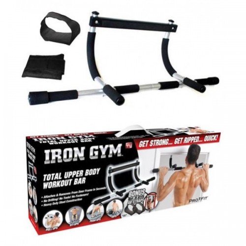 Турник No Brand Iron Gym Чорний (200867) Турник No Brand Iron Gym Чорний (200867)