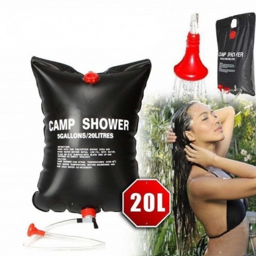 Літній душ Camp Shower 20 л для кемпінгу туризму та дачі похідної переносної