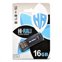 Флеш-накопичувач USB 16GB Hi-Rali Stark Series Black (HI-16GBSTBK)