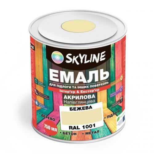 Емаль для підлоги SkyLine Бежева RAL 1001 0.75 л в інтернет супермаркеті PbayMarket!