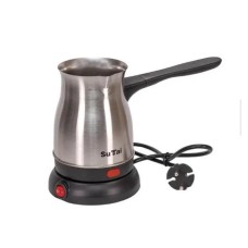 Кавоварка електрична на підставці SuTai ST-138 800W 0.8 л Silver