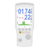 Дозиметр радіації радіометр лічильник гейгера з великим LCD екраном на акумуляторі Meterk Air-02