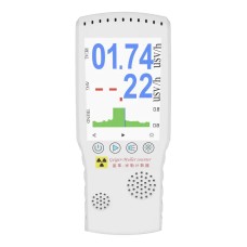 Дозиметр радіації радіометр лічильник гейгера з великим LCD екраном на акумуляторі Meterk Air-02