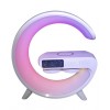 Настільна лампа-нічник Led Wireless Charging Speaker Google G11 8527 15W White