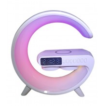 Настільна лампа-нічник Led Wireless Charging Speaker Google G11 8527 15W White