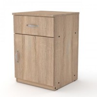 Тумбочка нічна Компанит ПКТ 3 Дуб Сонома (khk-198) Тумбочка нічна Компанит ПКТ 3 Дуб Сонома (khk-198)