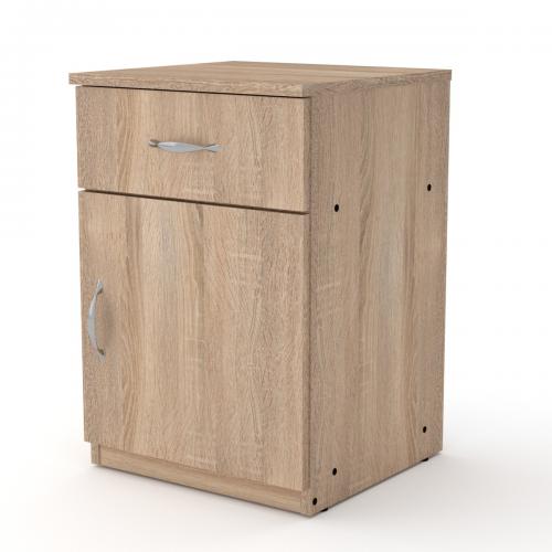 Тумбочка нічна Компанит ПКТ 3 Дуб Сонома (khk-198) Тумбочка нічна Компанит ПКТ 3 Дуб Сонома (khk-198)