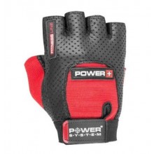 Рукавички для фітнесу та важкої атлетики Power System Power Plus PS-2500 M Black/Red