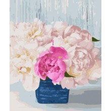 Картина за номерами Art Craft Перламутрові півонії 40*50 см Різнокольоровий 12126-AC