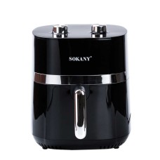 Аерогриль-фритюрниця Sokany SK-10024 на 6,5 л з терморегулятором чорний (SK10024)