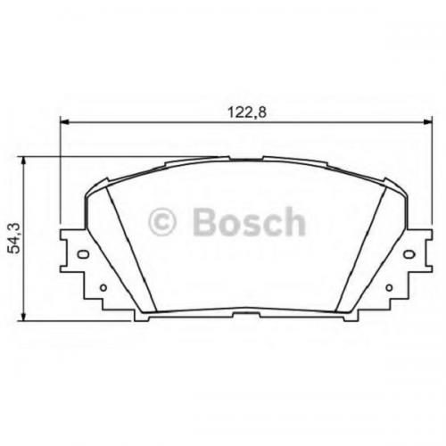 Колодки гальмові Bosch дискові передні TOYOTA Yaris/Prius F 06 0986494196 в інтернет супермаркеті PbayMarket!