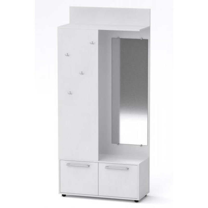 Передпокій з нішою Компанит Ірма 90х38х200 см Альба білий