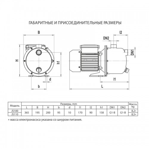 Поверхневий відцентровий насос Rudes JS 100 10249