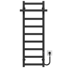 Рушникосушарка електрична Nicolе П9 400х1000 Deffi Чорний JD04 (A.NI.100.40.9.E.B.R.2)