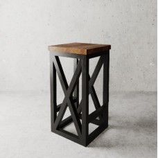 Барний стілець у стилі Loft NS-180 830x380x380 мм Черный