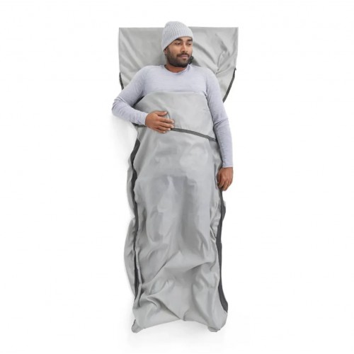 Вкладиш у спальник Sea To Summit Silk Blend Sleeping Bag Liner Mummy S Сірий (1033-STS ASL032051-191802) Вкладиш у спальник Sea To Summit Silk Blend Sleeping Bag Liner Mummy S Сірий (1033-STS ASL032051-191802)