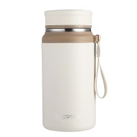 Термос з датчиком температури та ситечком YIWU Fashion 700 мл Білий (HP-14-20W)