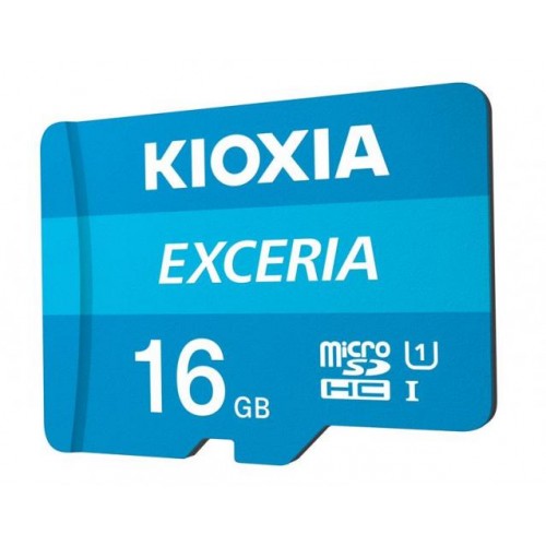 Карта пам'яті MicroSDHC 16GB UHS-I Class 10 Kioxia Exceria R100MB/s (LMEX1L016GG2) + SD-адаптер в інтернет супермаркеті PbayMarket!